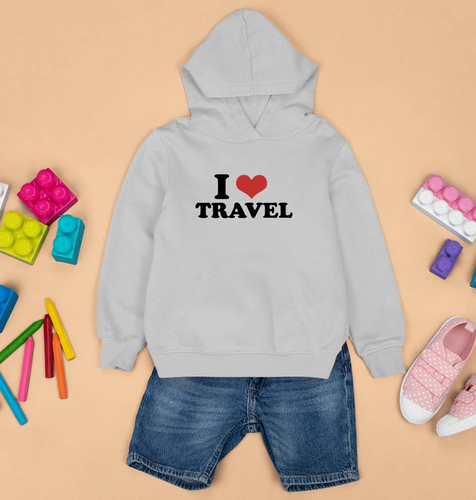 I LOVE TRAVEL Hoodie for Boy/Girl