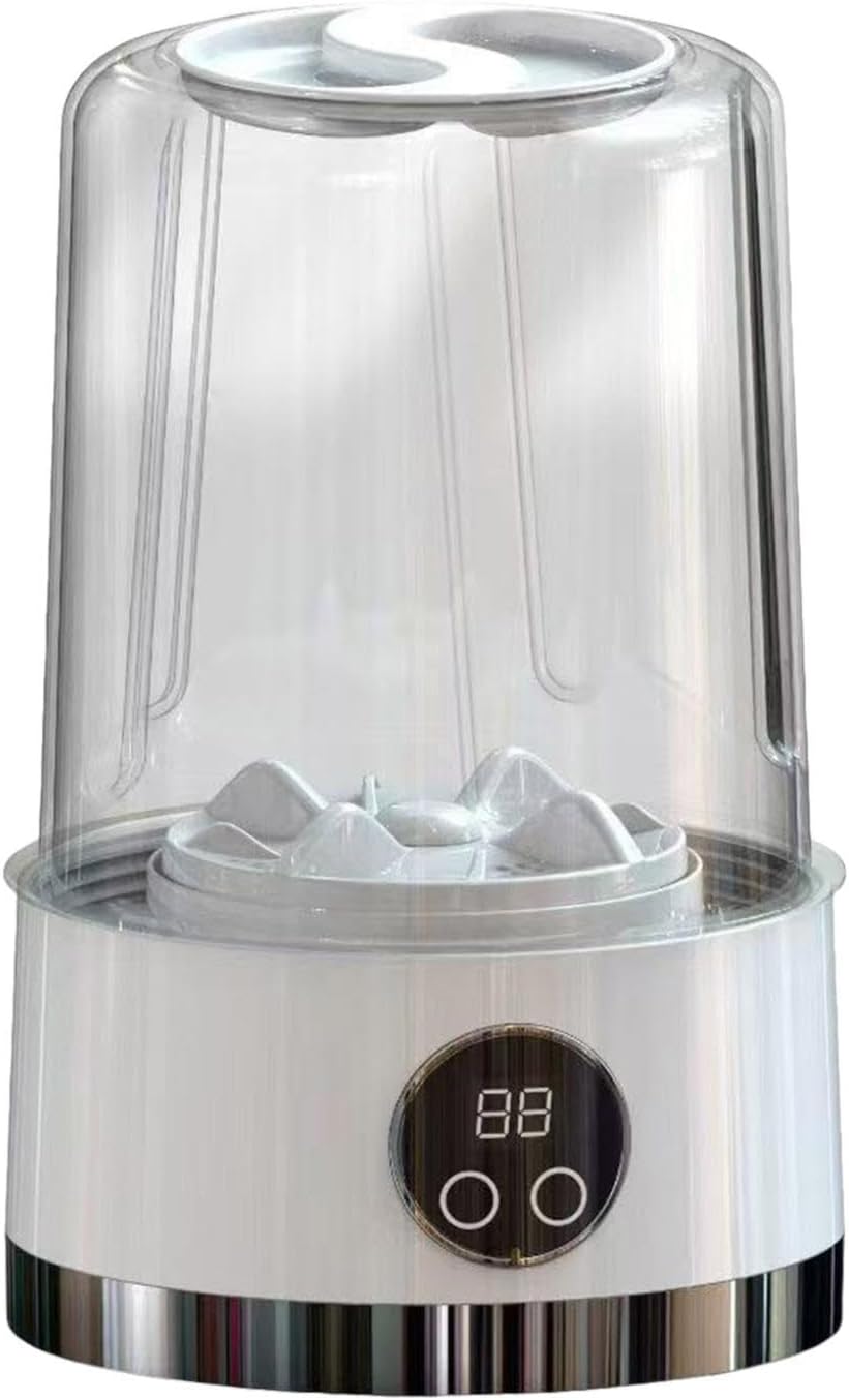 2025 Upgraded Mini Washing Machine,Underwear Washer,Portable Rechargeable Cordless Mini Washing Machine,Laundry Cups For Bras, Underwear, Socks, Clothes And Camping Rv Trips(White) (White)