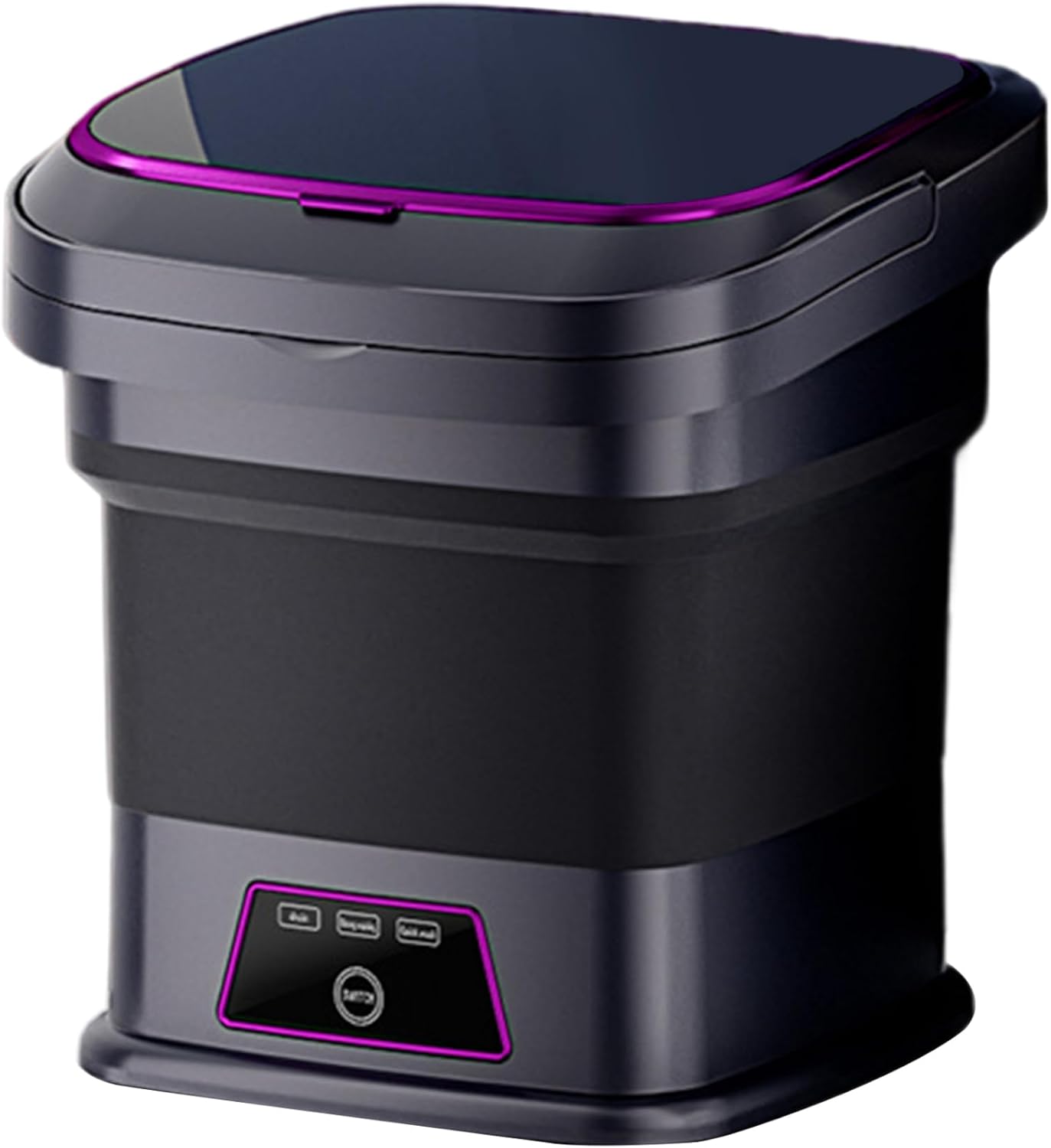 Portable Washer 13L Foldable Mini Washing Machine with 3 Modes Drain Pipe Handle Suction Cup Small Laundry Machine for Underwear Socks Baby Clothes Travel