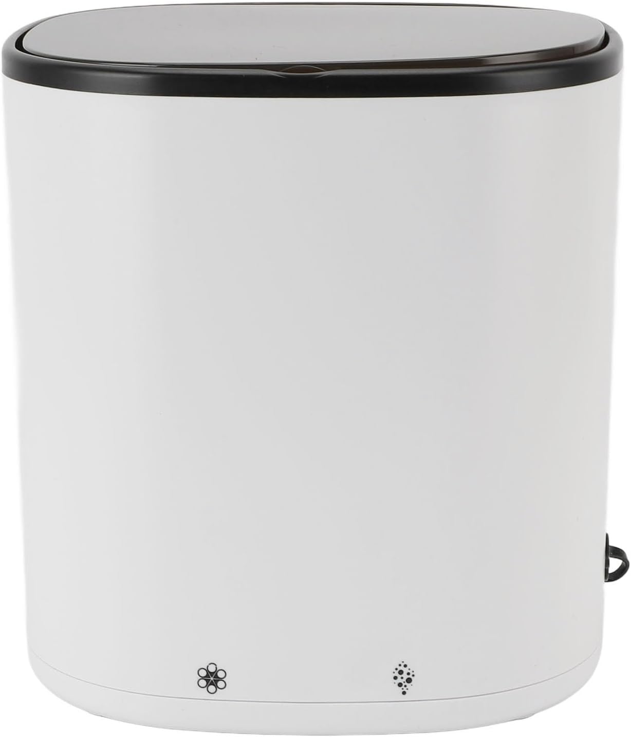 JTLB Portable Washing Machine Small Laundry Washer for Underwear Infant Clothes Sock with Blue Light Drain Basket for Apartment Home (White)