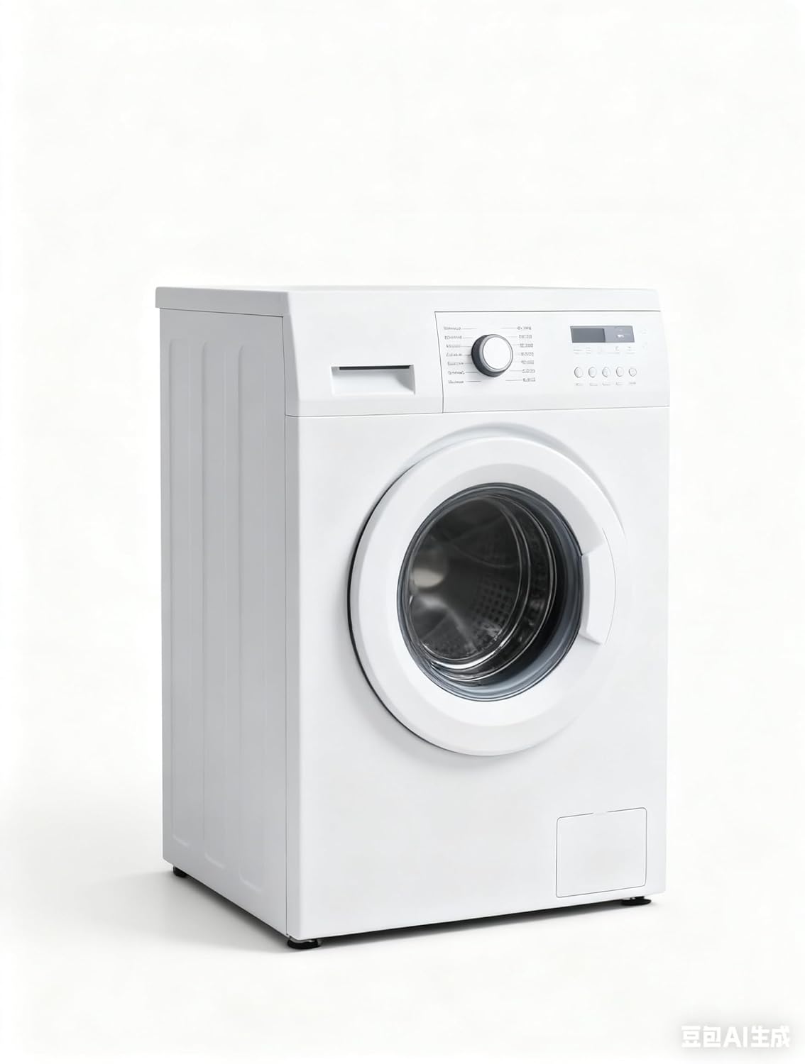 High-Efficiency Front Loading Washer - Clean Function, LED Display & Child Lock, Suitable for Apartments & Families