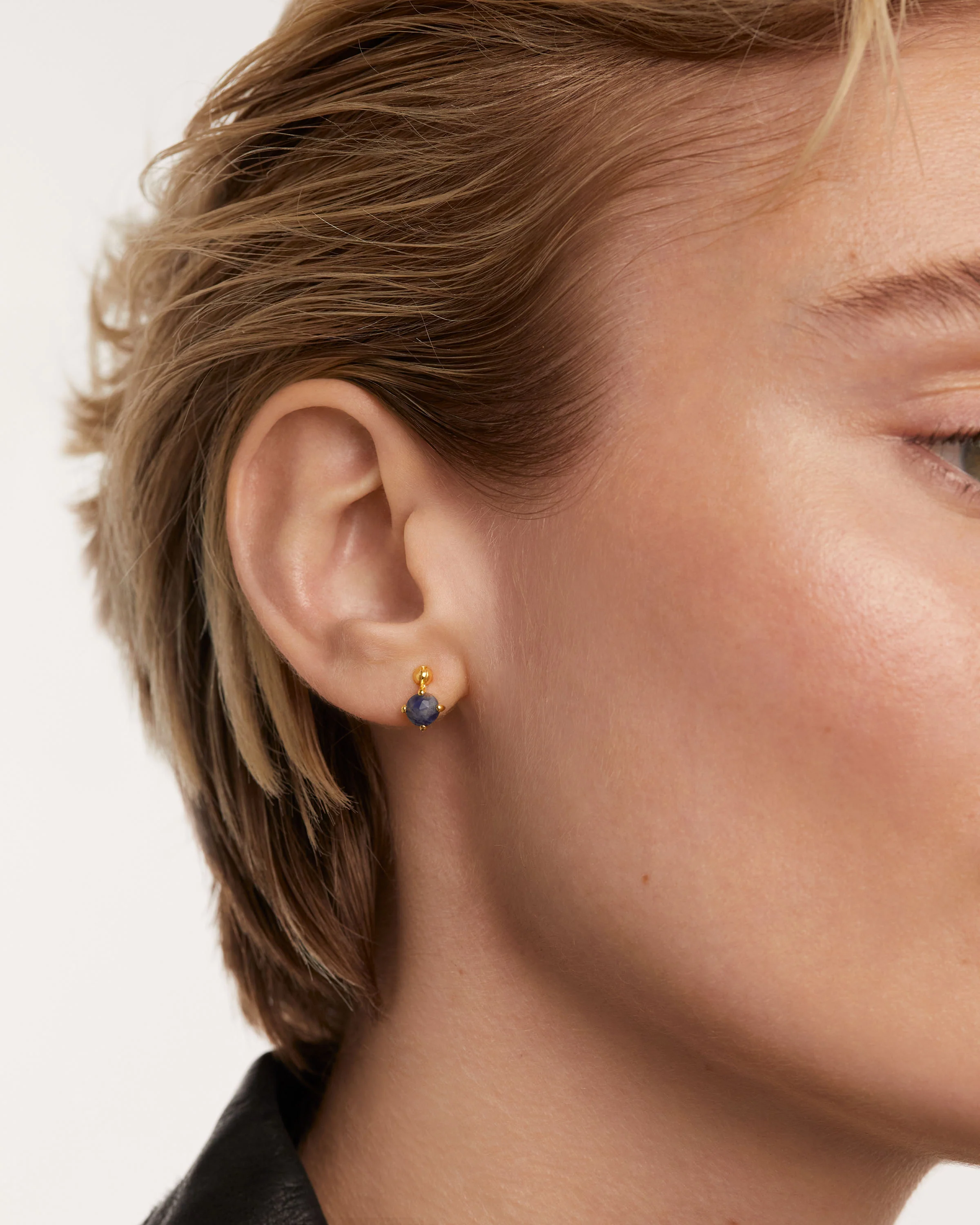 Kimi Sodalite Single Earring