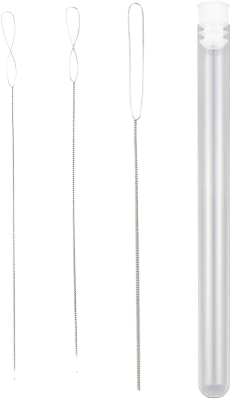 Beading Needles 5/10/20set*6Pcs Twisted Pin Stainless Steel Jewelry Beading Needle for Bracelet Necklace DIY Accessories Tools(20set)