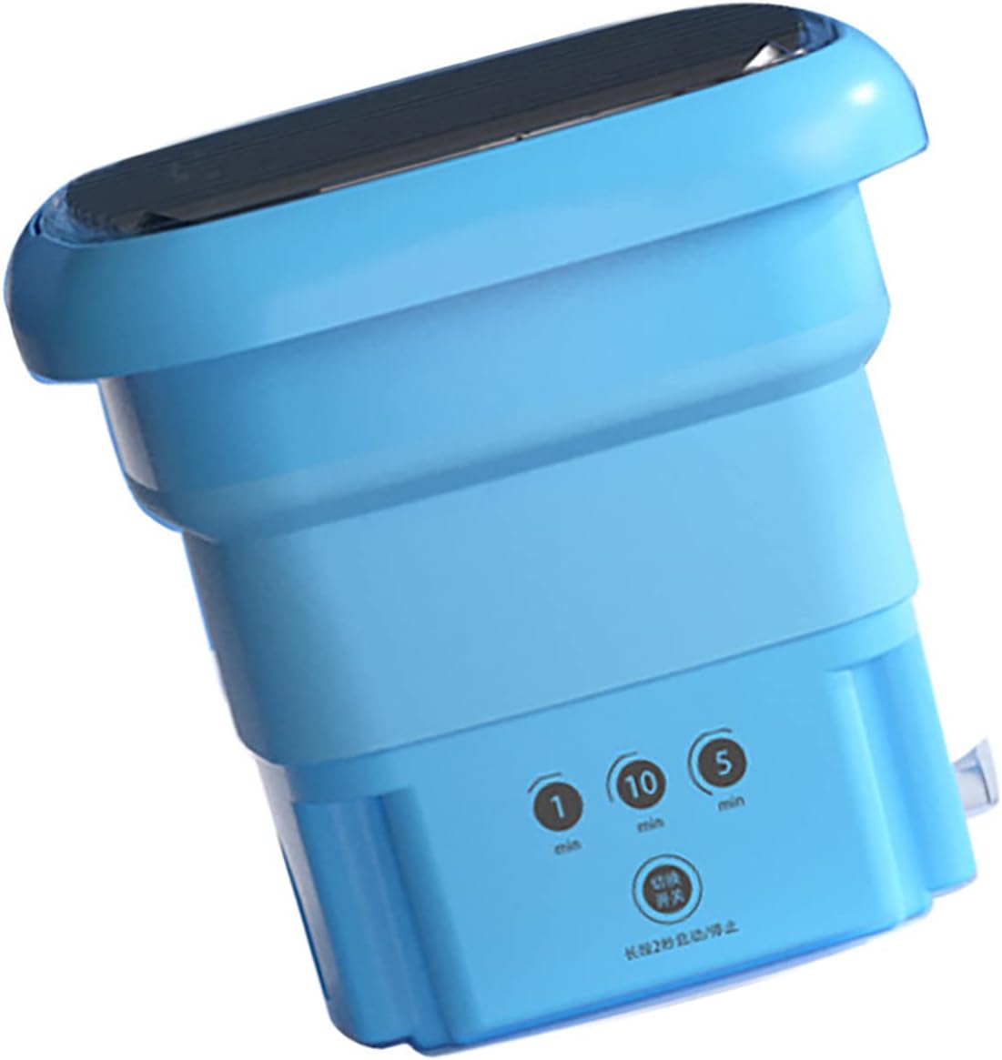 Mini Washer, Spin Dry Portable Washing Bucket Widely Applicable for Travel (Blue)