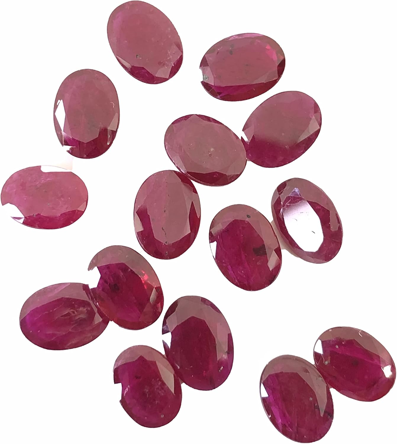100% Natural Certified Ruby Oval Shape Size 8x6 mm Cut Faceted Loose Gemstone For Making Ring, Necklace Jewelry With Best Deal And Offer