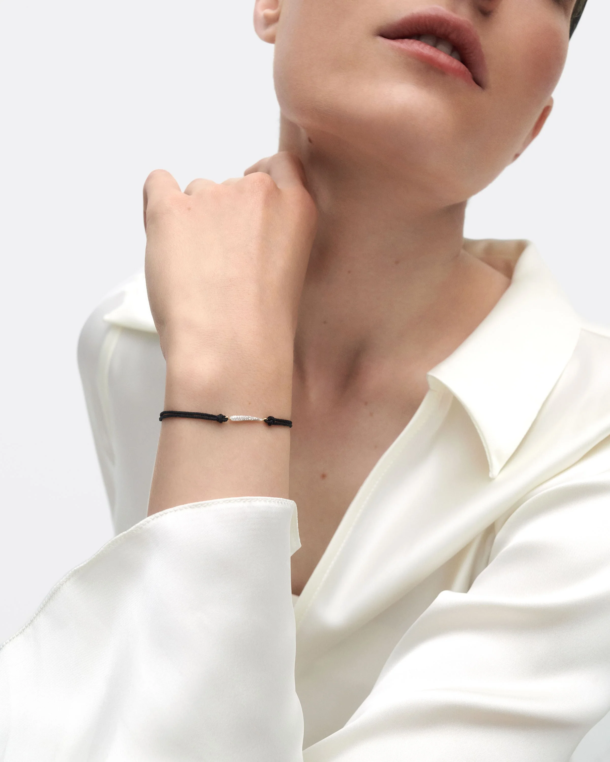 Nina Diamond cord bracelet