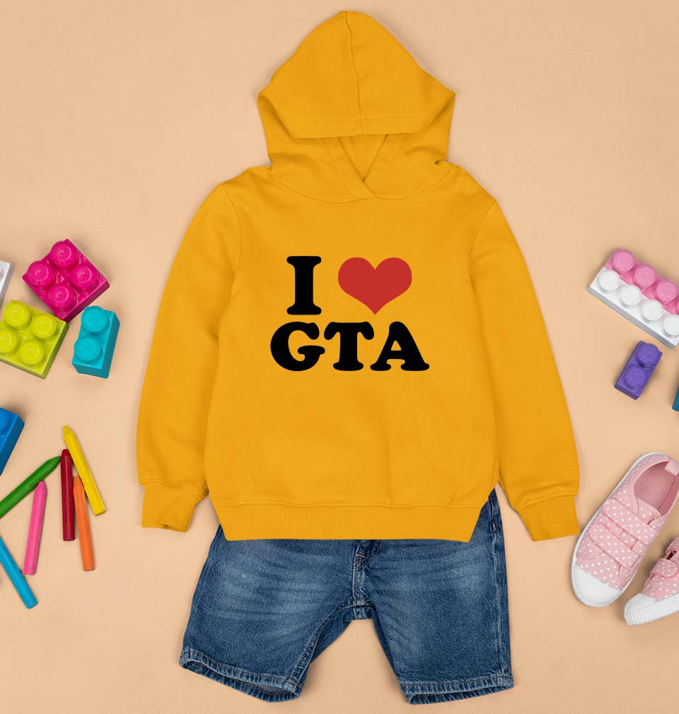 I LOVE GTA Hoodie for Boy/Girl