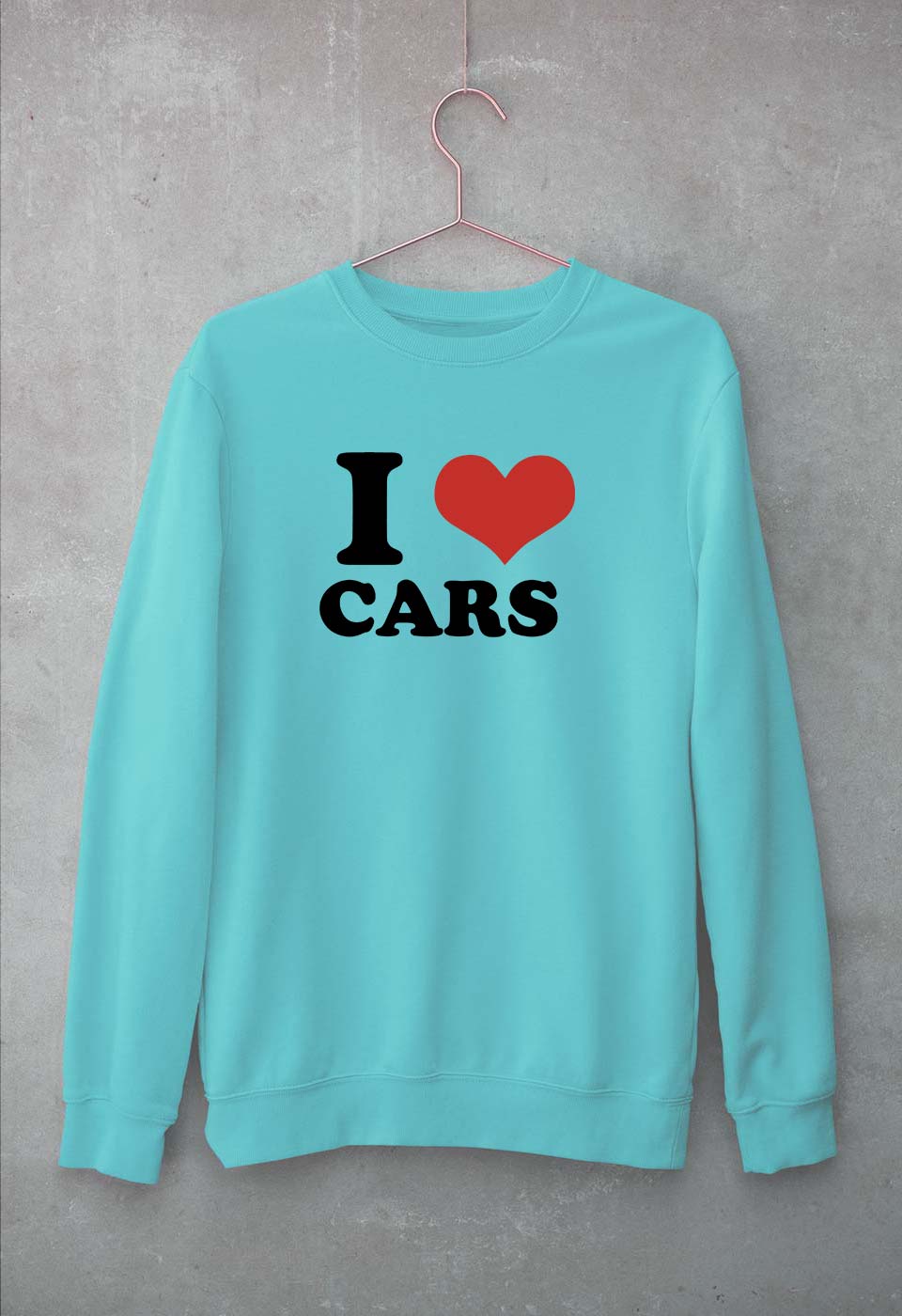 I LOVE CARS Sweatshirt for Men/Women