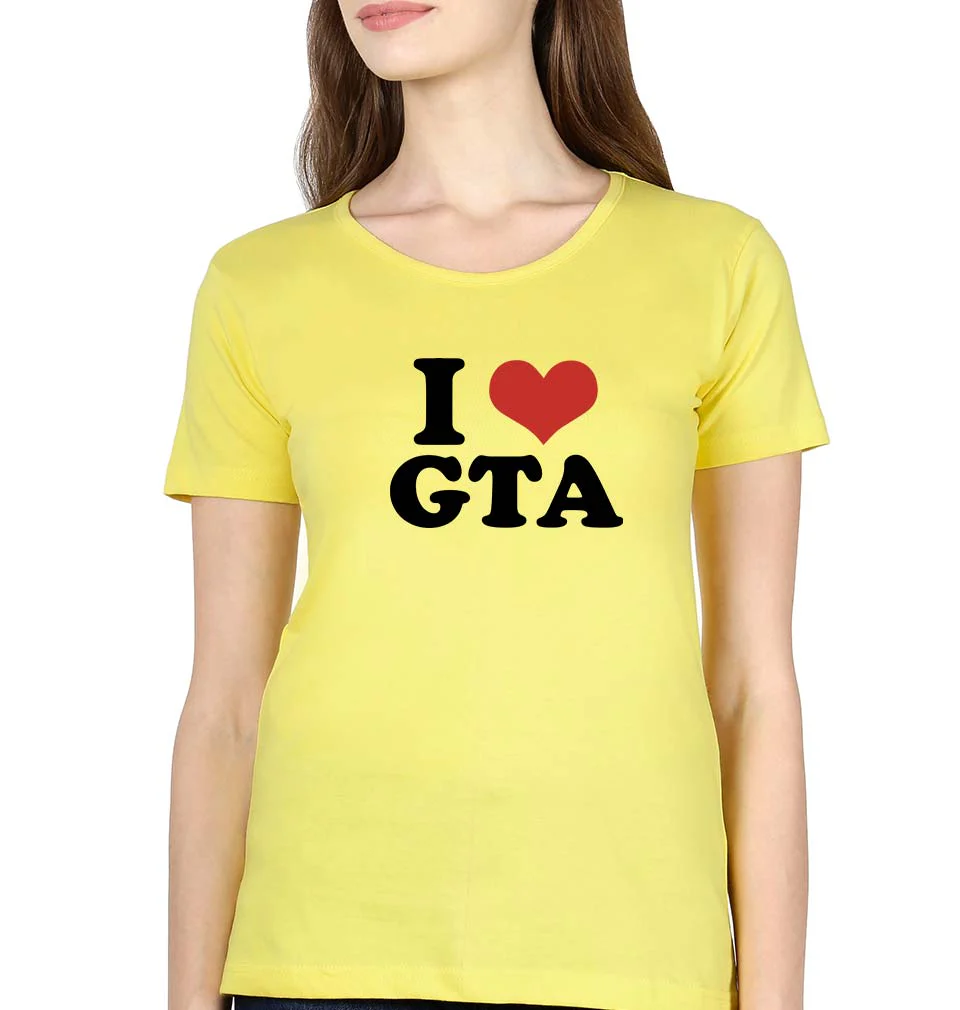 I LOVE GTA T-Shirt for Women