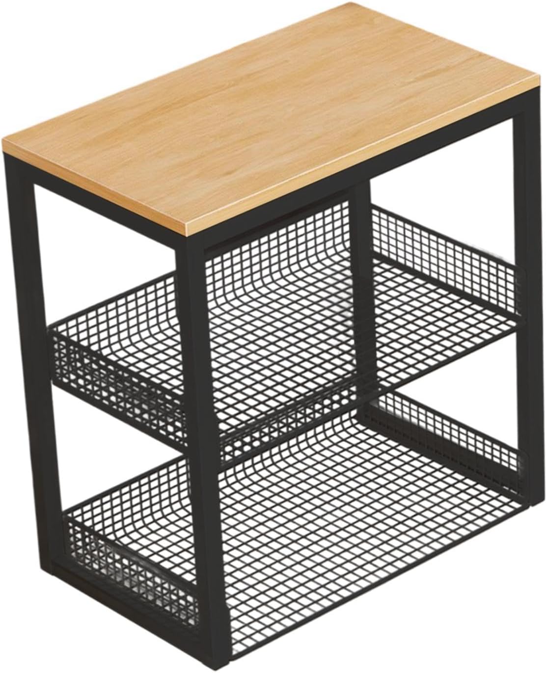 Portable Washer Stand Laundry Room Shelf 3 Tiers Organizer Kitchen Baker Rack Small Appliance Rack for Office Entryway Garage, Black