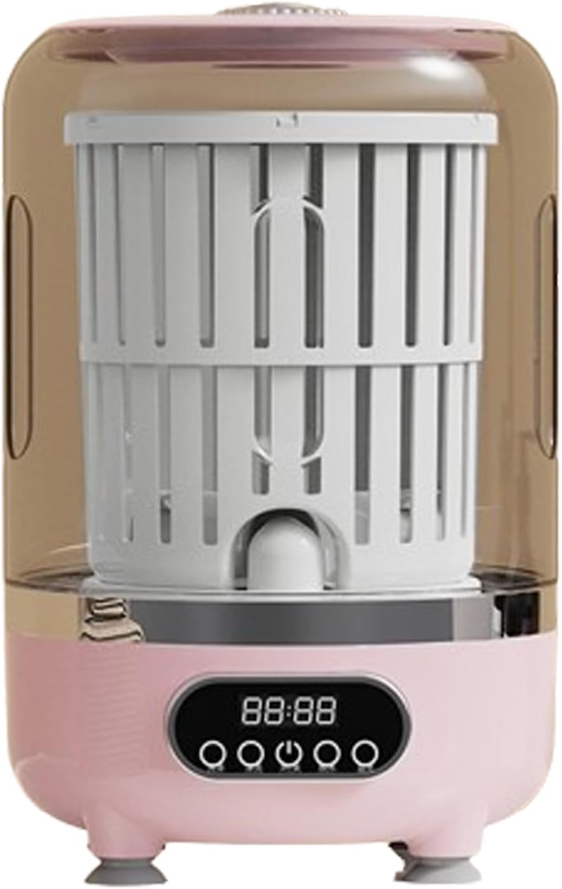 Portable Washer 3-in-1 Wash, Rinse, Washer Rotating Basket Ideals for Cleaning Underwear, Socks, And Lightweight Garments (powder)