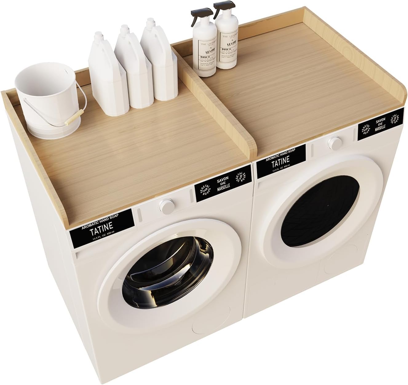 Washer Dryer Countertop with Shelf, 54