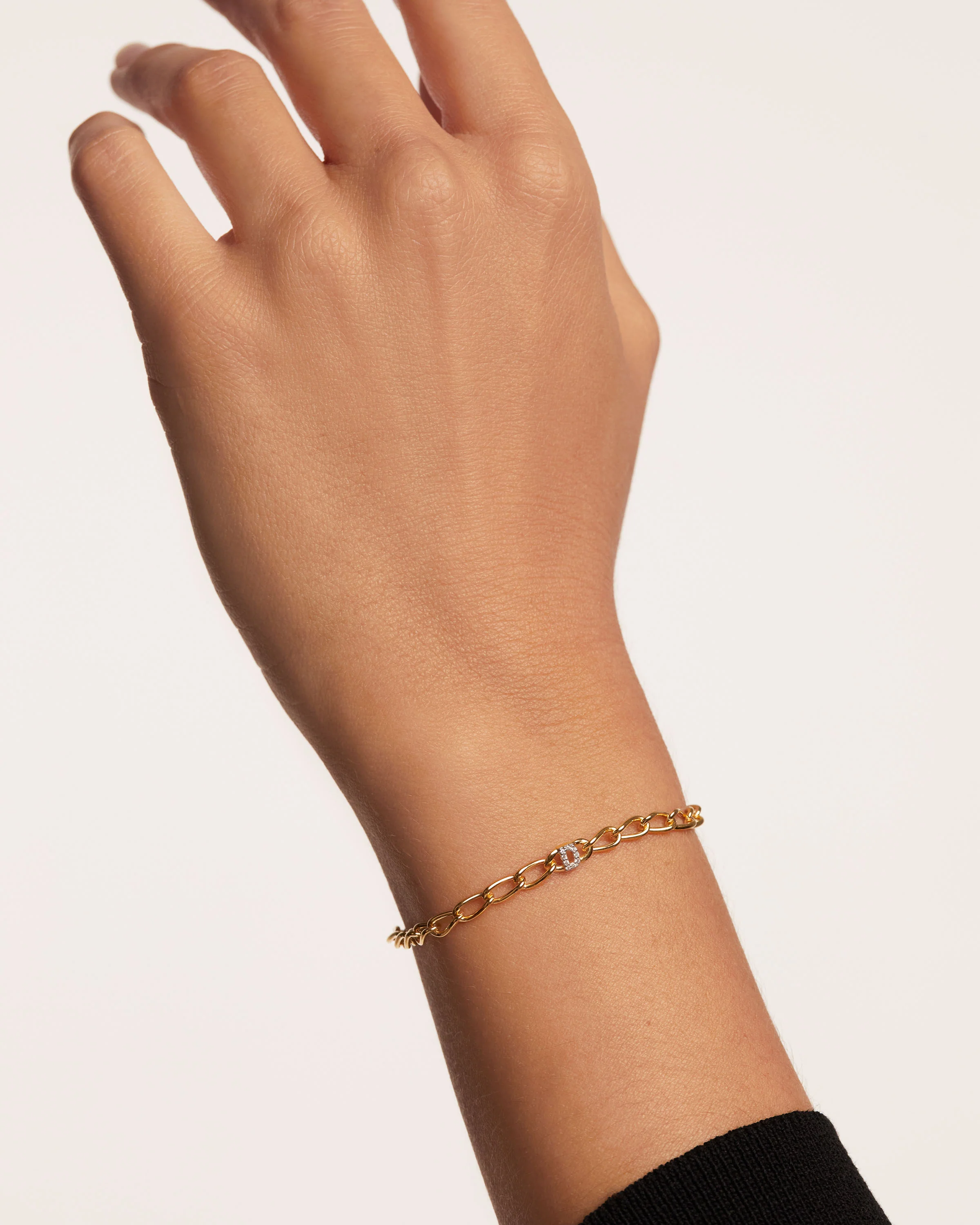 Letter D Chain Bracelet