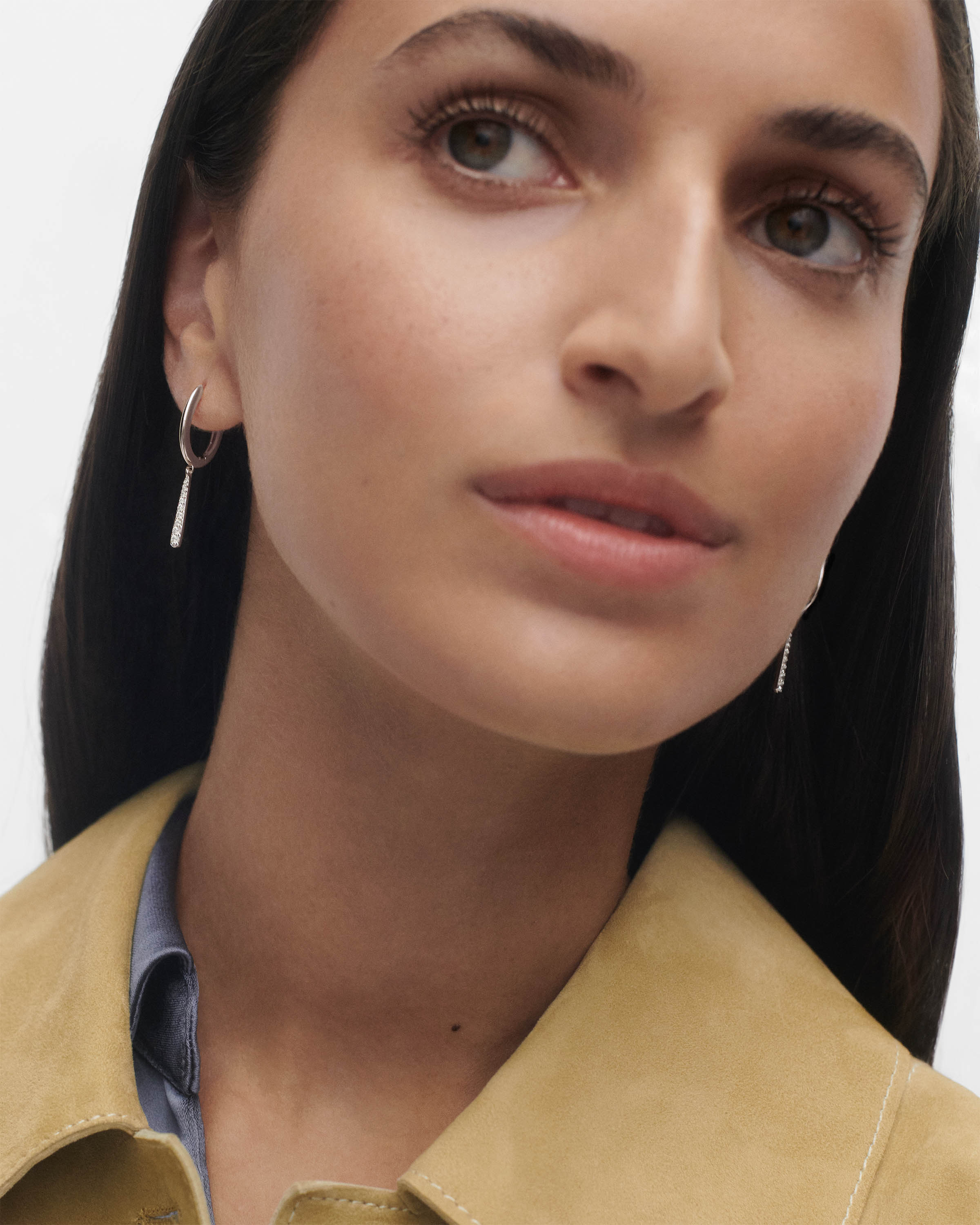 Olga mini silver hoops