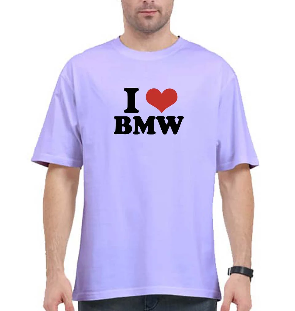 I LOVE BMW Oversized T-Shirt for Men