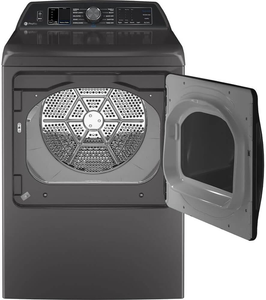 GE Profile PTD70EBPTDG 7.4 Cu. Ft. Gray Smart Electric Dryer