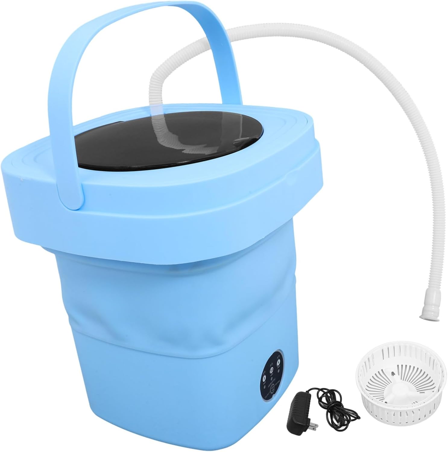 Portable Mini Washing Machine Bucket Washer Compact Laundry for Home Dorm Travel