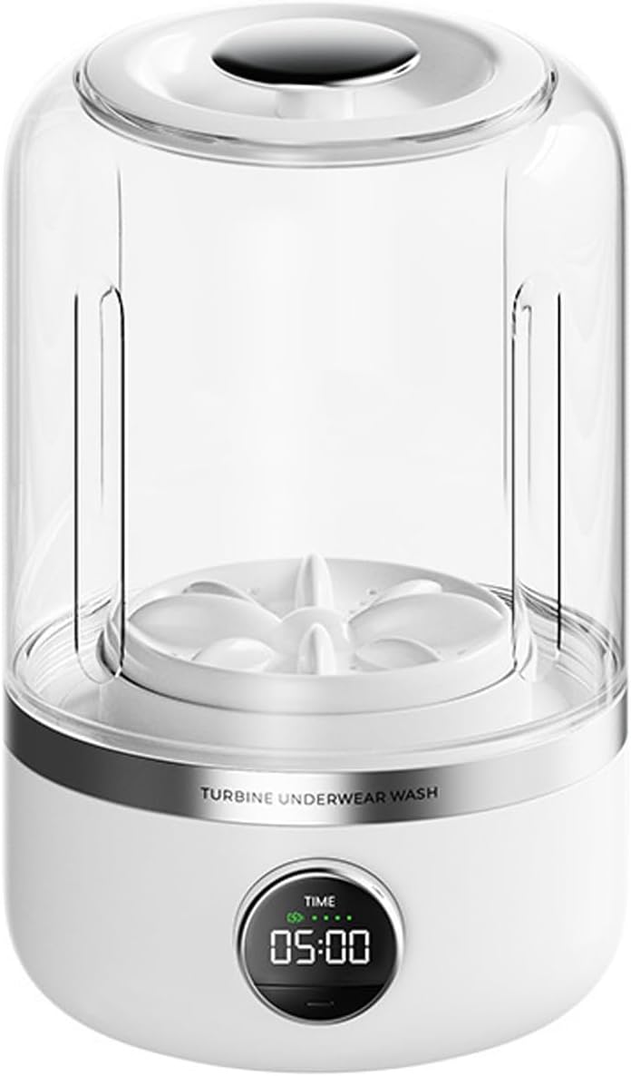 Underwear Washer, Mini Portable Washing Machine, Rechargeable Cordless Miniature Washing Machine, for Home, Apartment, Travel, Camping (2)