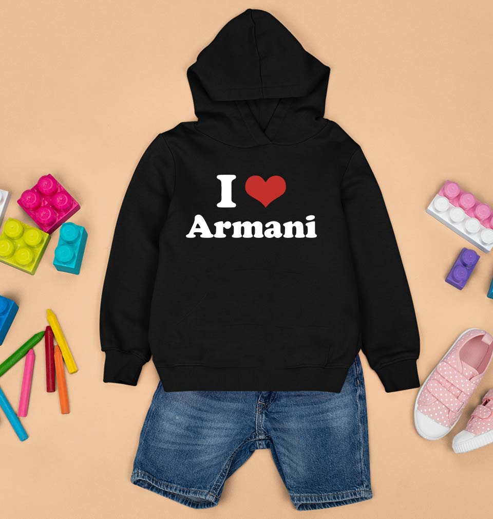 I Love Armani Hoodie for Boy/Girl