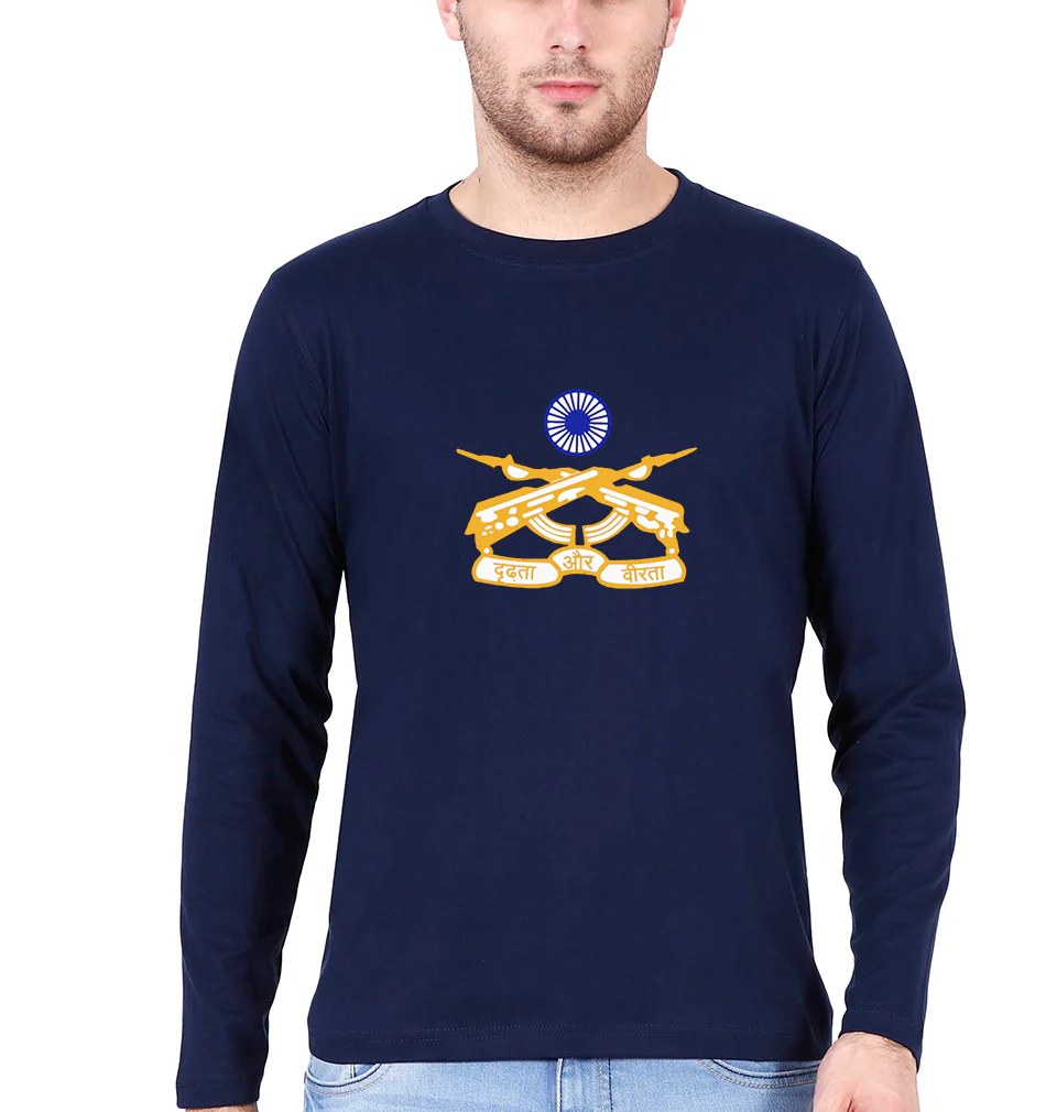 Rashtriya rifles Army Full Sleeves T-Shirt for Men
