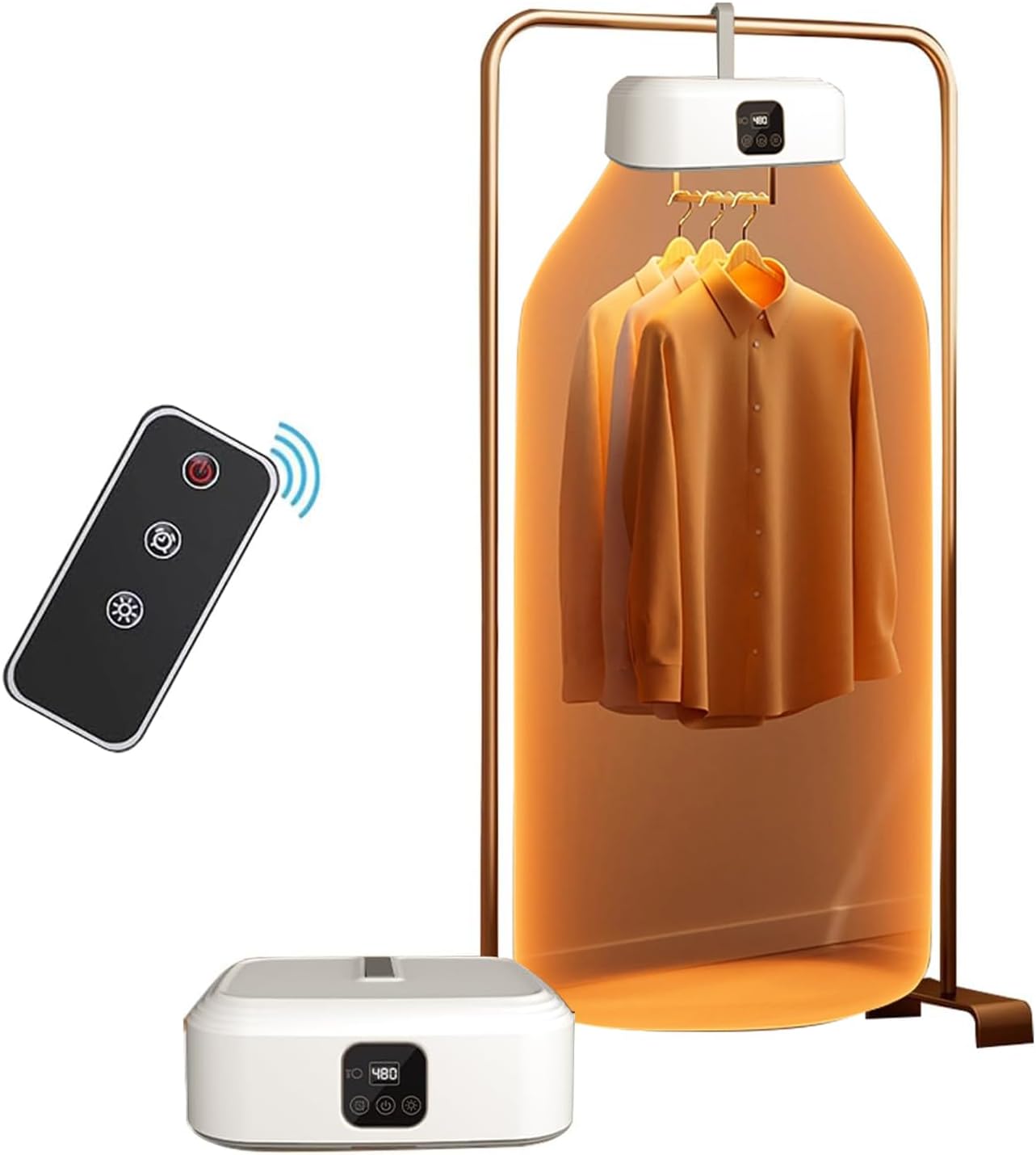 Upgraded Portable Clothes Dryer,Portable Dryer for Apartment RV Family Trip,Compact Foldable Mini Electric Laundry Dryer Machine with Dryer Bag，Compact Electric Dryer for Light Clothing, ETC