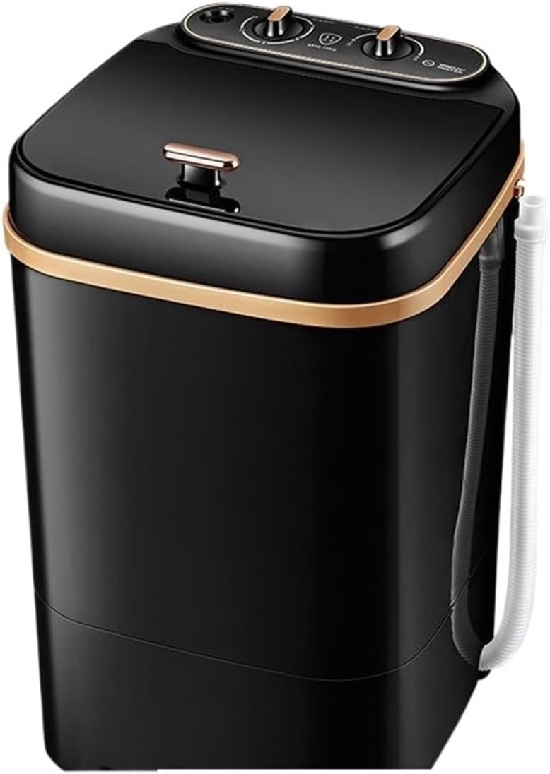 Portable Washing Machine, Household Washing Machine Large Capacity Mini And Small Semi-automatic Rental Option Portable Easy To Operate,for Apartments, Homes, and Dorms(Black)