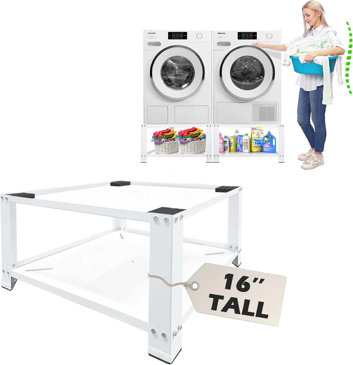 Royxen Laundry Pedestal 16