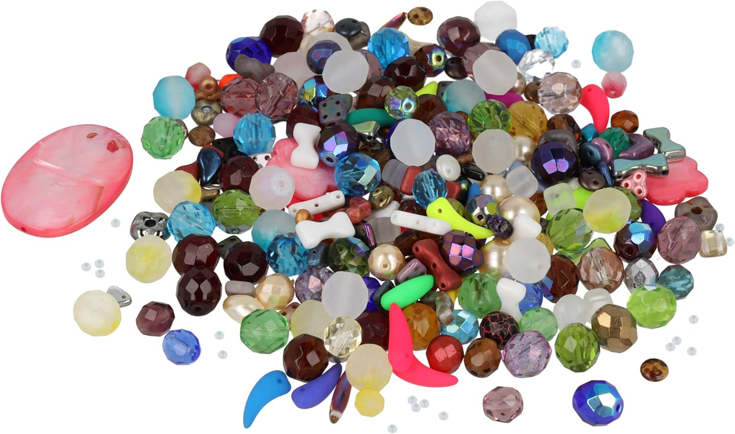 The Beadsmith Box of Beads – Glass Beads Assortment in Varying Shapes, Colors, and Sizes, 10 Pounds