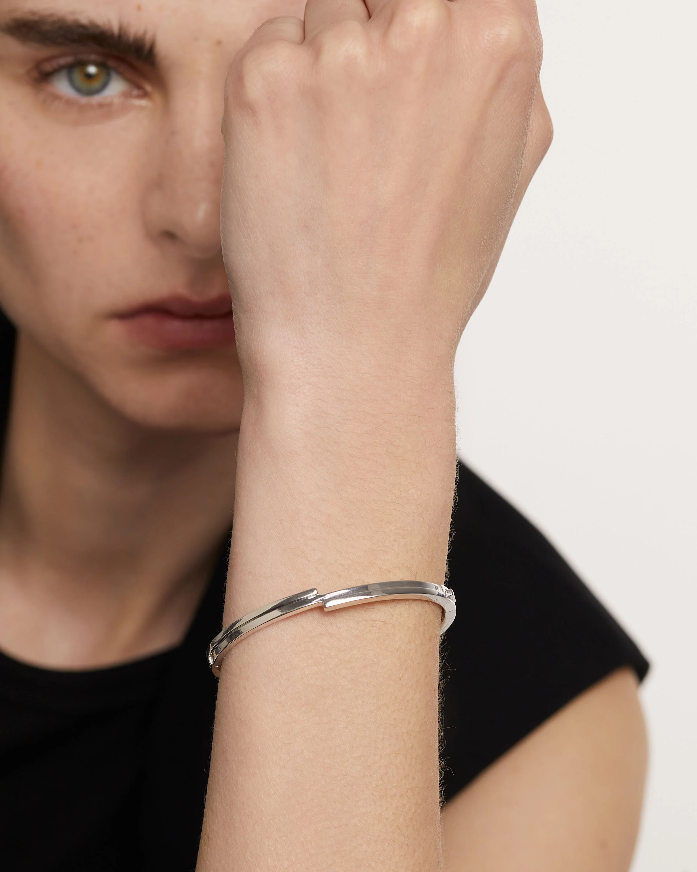 Genesis Silver Bangle