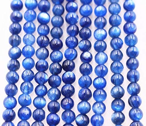 10MM Natural AA Blue Kyanite Beads,15 inches per Strand,Gemstone Smooth Round Loose Beads Wholesale Supply,DIY Beads