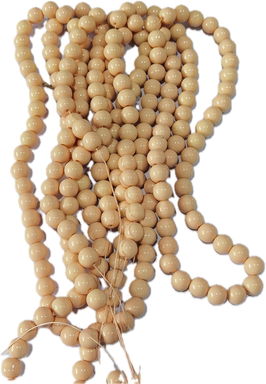 240pcs 10mm Glass Beads for DIY Bracelets, Bangles - 30 Colors Options for Crafting - (Color: C-23 / Size: 10mm)