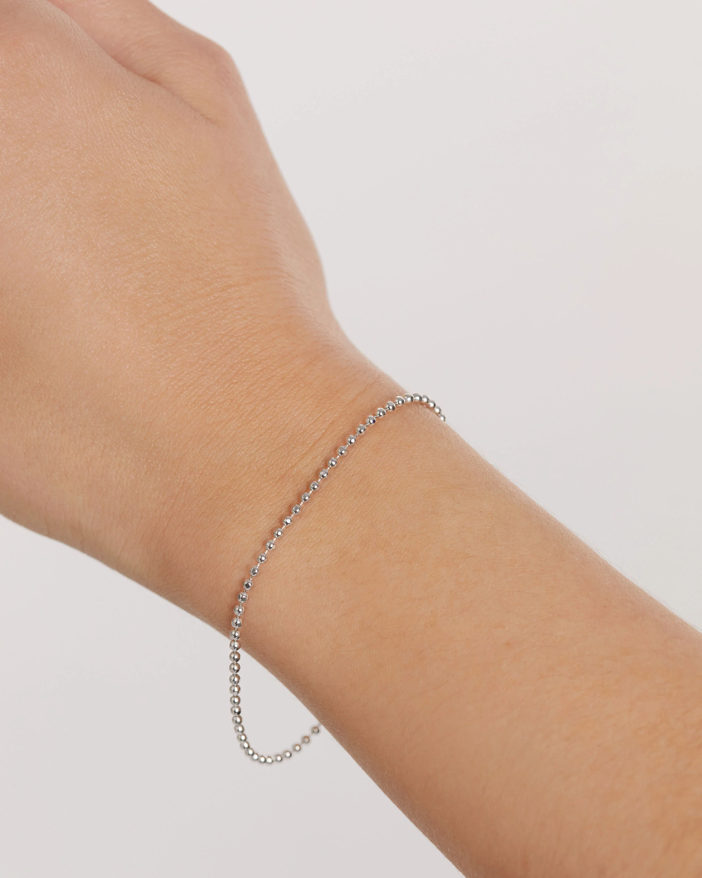 Ball Chain Silver Bracelet