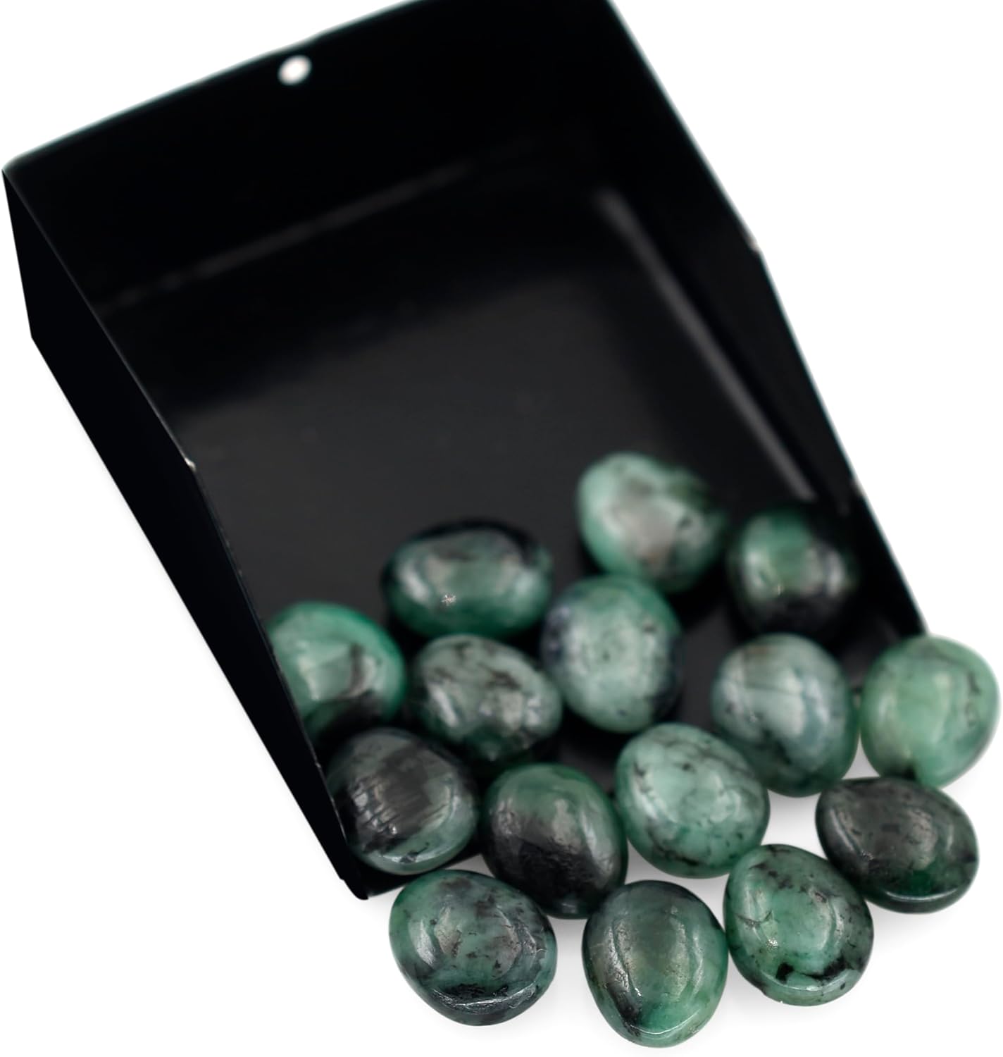 Emerald Stone Beads Briolette Gemstone Beads, Smooth High Polished Carved Egg Shape, Drill Bead Making Pendant Necklace Jewelry Supply