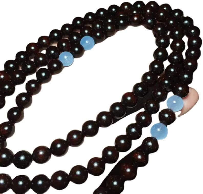 Mascot Wooden Crafts Wood Carving Art Wood Decoration Artwork 兰陵款印度小叶紫檀标准08*108颗带高油密老料手链(兰陵款印度小叶紫檀)