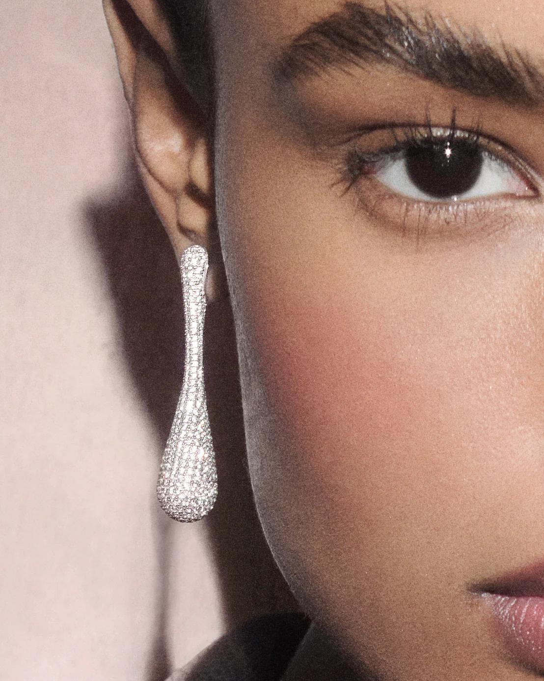 Pave Glacier earrings