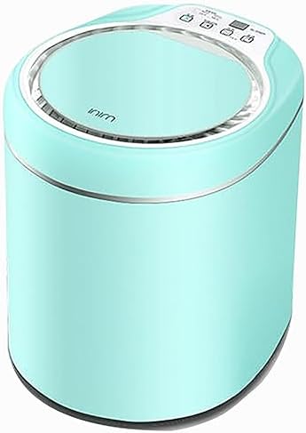 Compact Portable Mini Washing Machine & Ultrasonic Spin Dryer - Foldable Laundry Solution for Apartments, Dorms (Green)