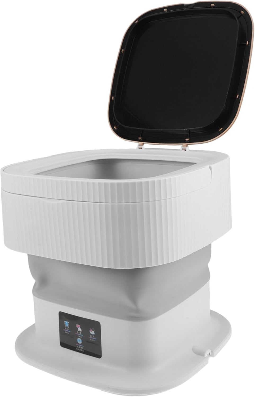 Angoily Mini Washing Machine 10l Compact Folding Laundry Folding Machine 3 Modes Personal Miniclothes Dryer for Travel