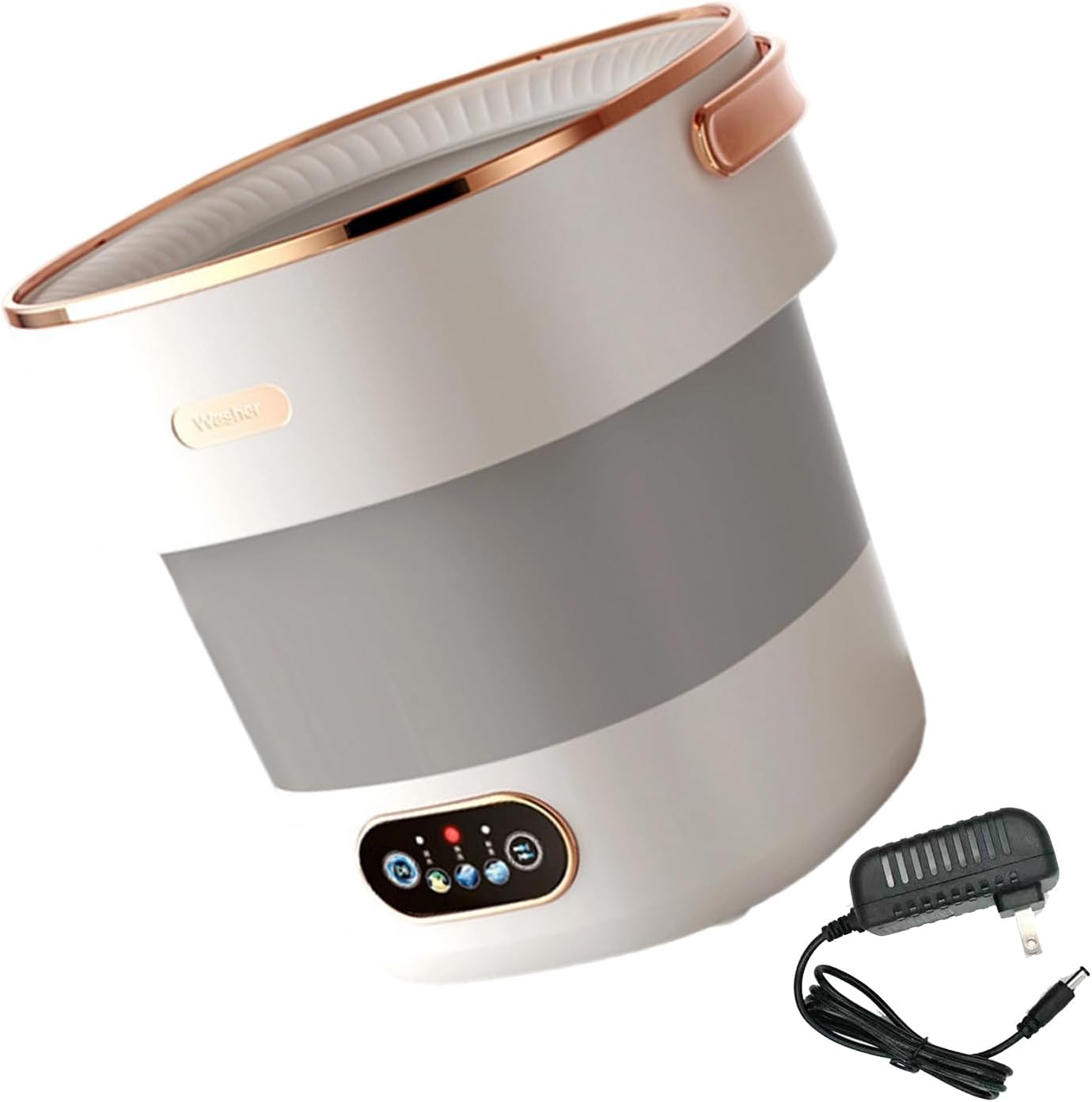 Portable Underwear Washer And Dryer Travel Washing Machine With Drain Basket Foldable Laundry Appliance Baby Clothes Washer