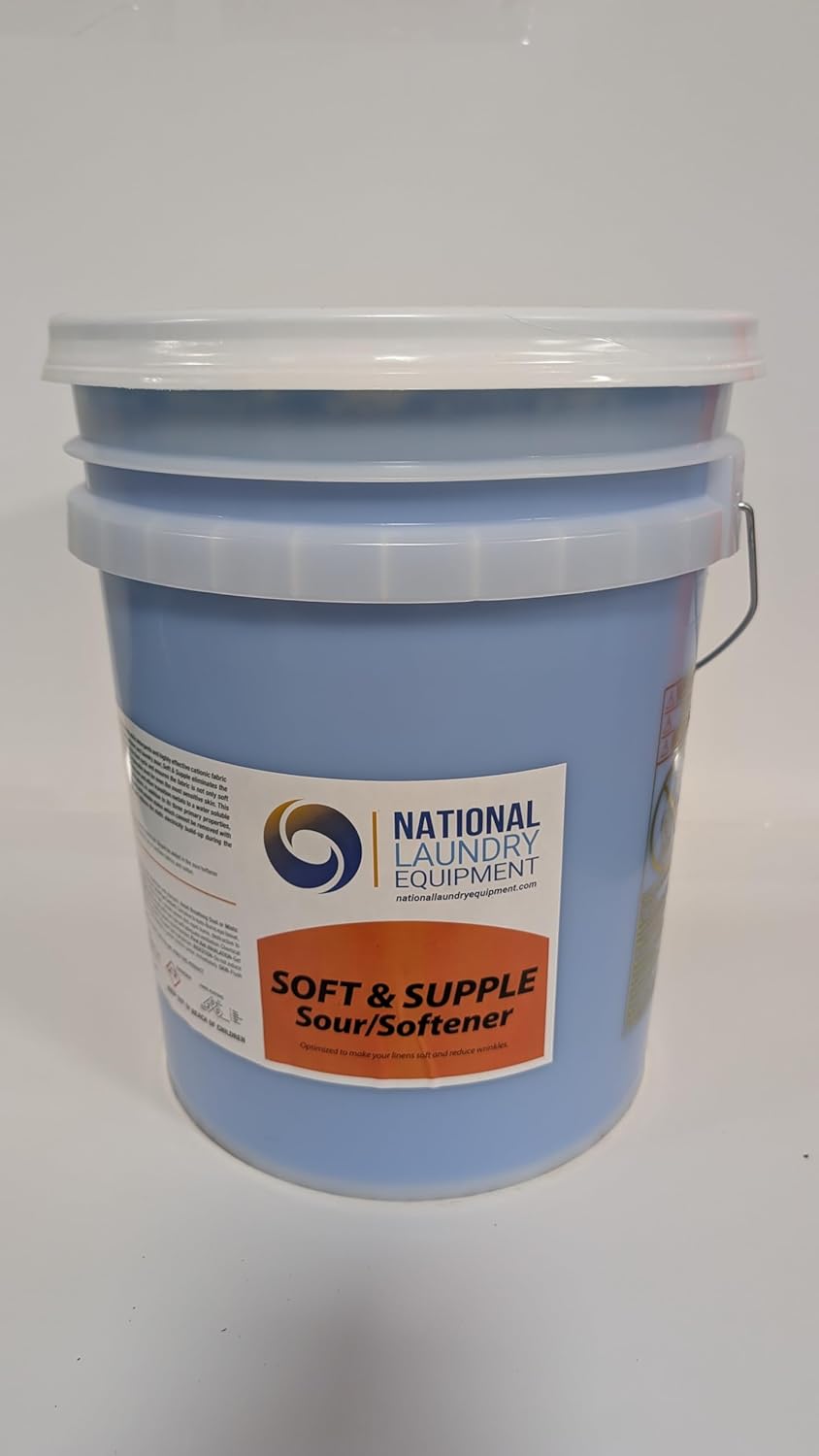 Soft & Supple Industrial 5 Gallon Liquid Laundry Sour & Fabric Softener – Super Clean Fragrance