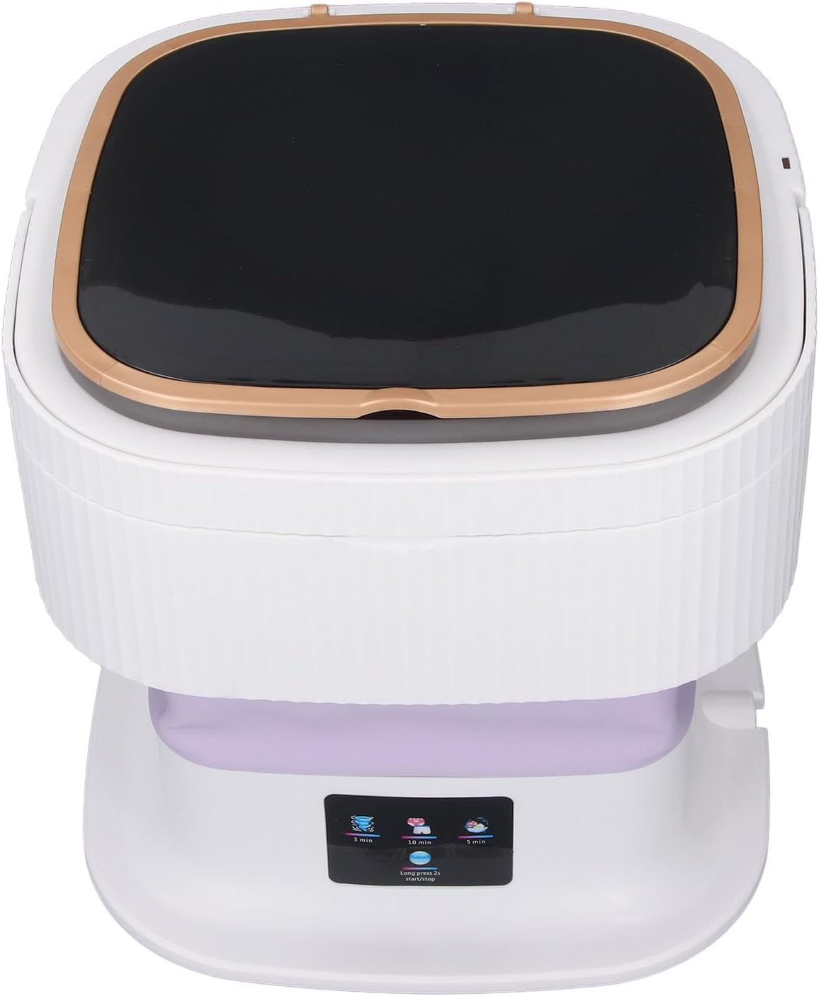 Pssopp Portable Laundry Washing Machine, 11.5L Underwear Baby Clothes Cleaner with Drain Hose for Small Space Dormitory Motorhome Use (US Plug)