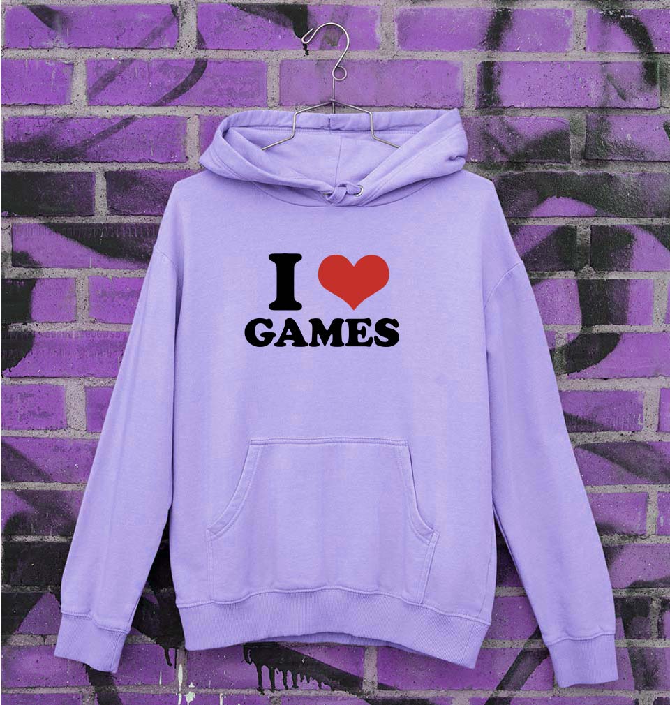 I LOVE GAMES Hoodie for Men/Women