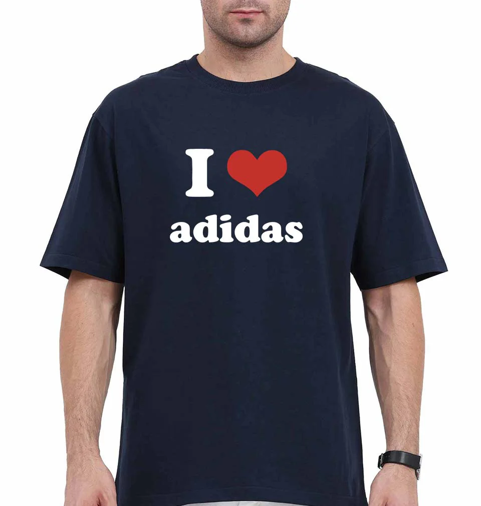 I Love adidas Oversized T-Shirt for Men