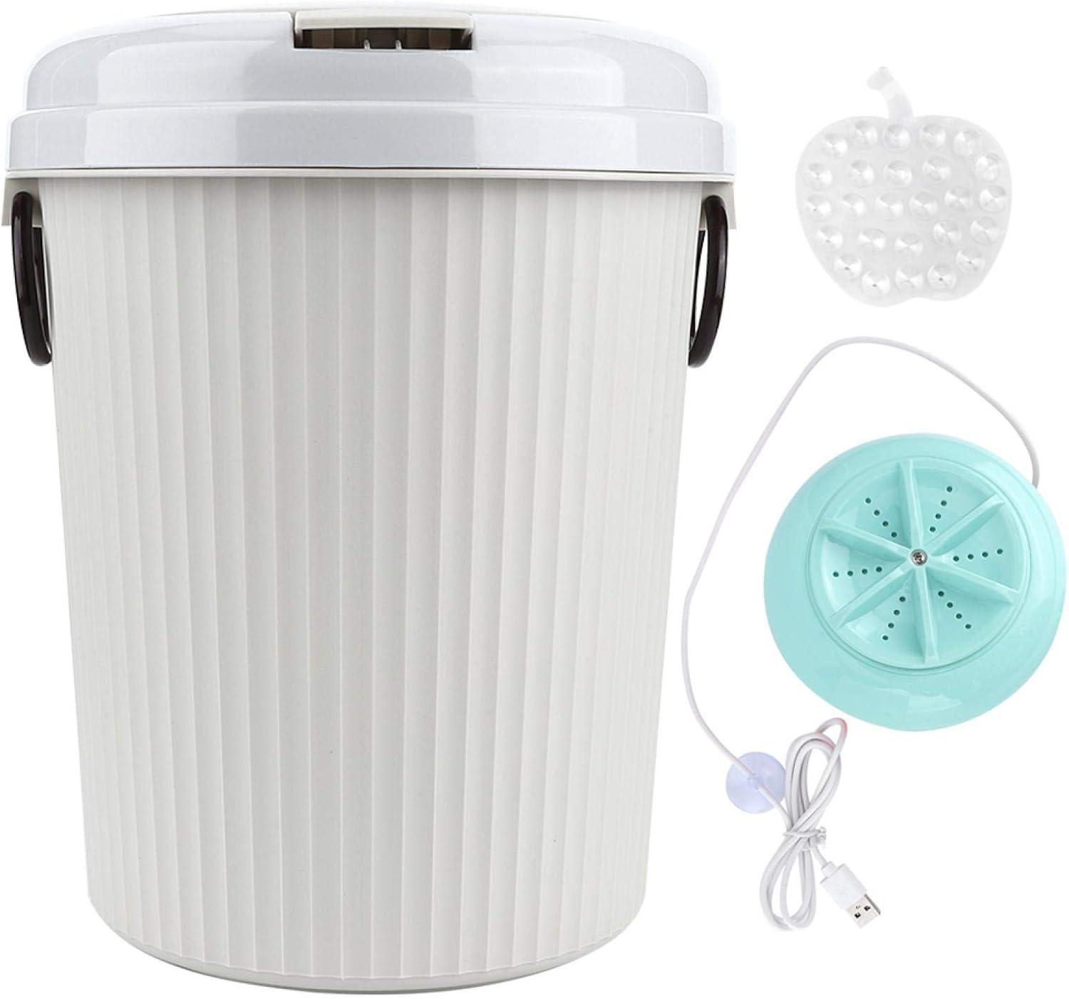 Laundry Washer, USB Powered Mini Portable Convinient Electric Washing Machine, for Outdoor Home(Blue)