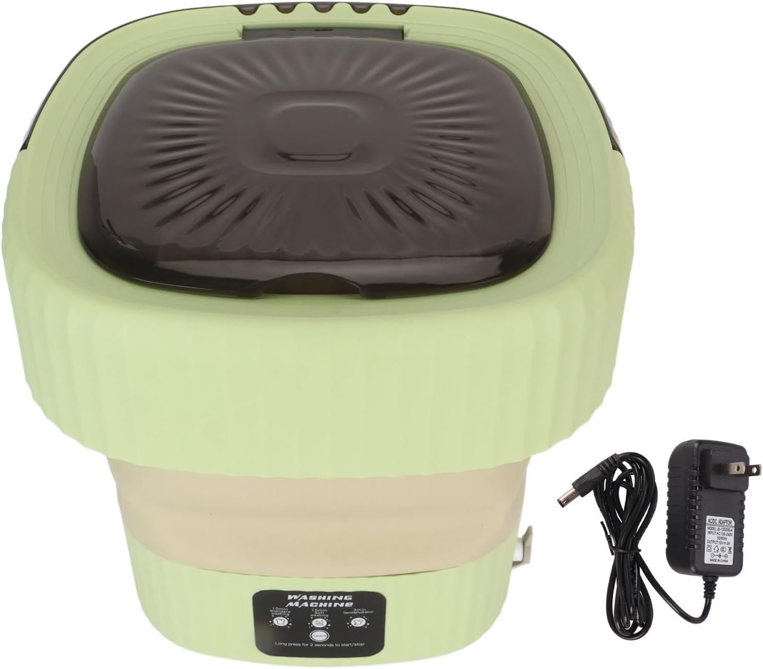 10L Low Noise Underwear Washing Machine Foldable Washing Machine Convenient Mini 3 Timed Automatic Washing Washing Machine Portable Laundry Equipment for Dormitory Hotel Travel (US Plug)