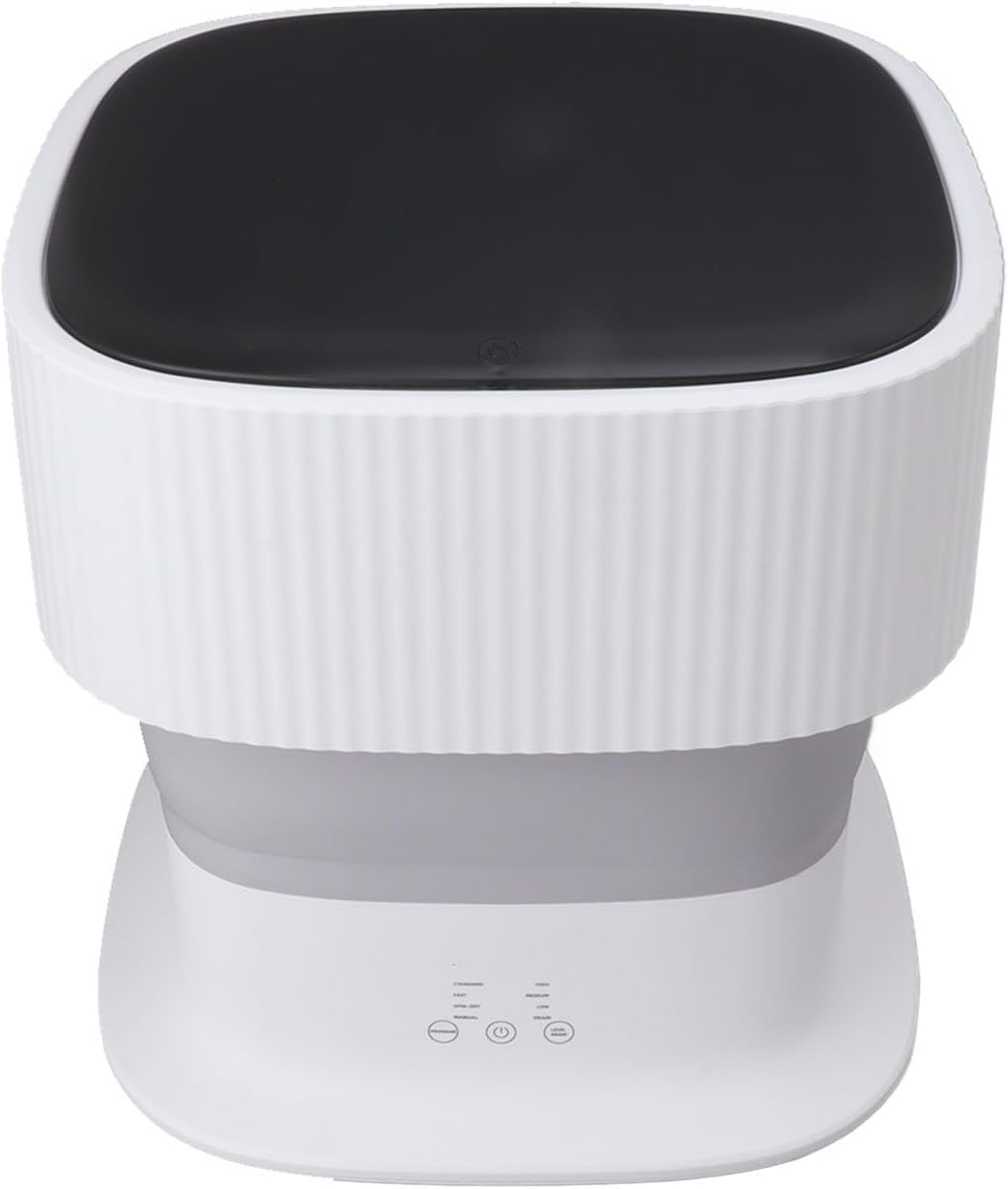 Portable Mini Washing Machine Foldable Laundry Washer with Drain Basket for Travel Apartment RV (US Plug)