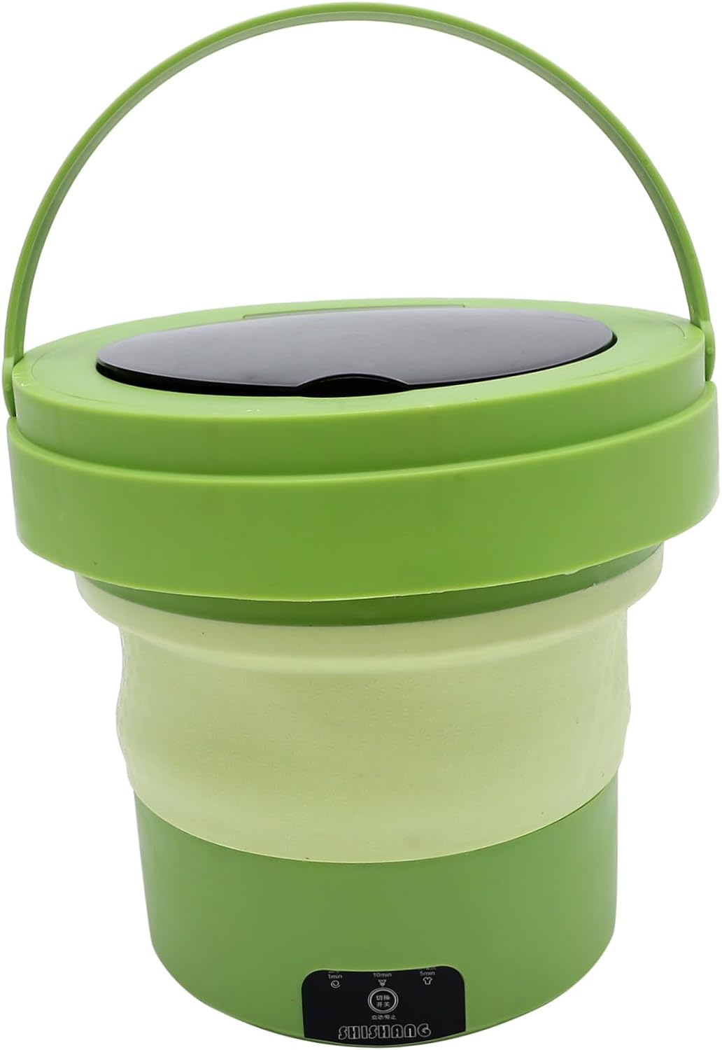 6L Portable Mini Washing Machine Compact Clothes Washer for Travel Camping and Home Use Foldable Design Spinner Function