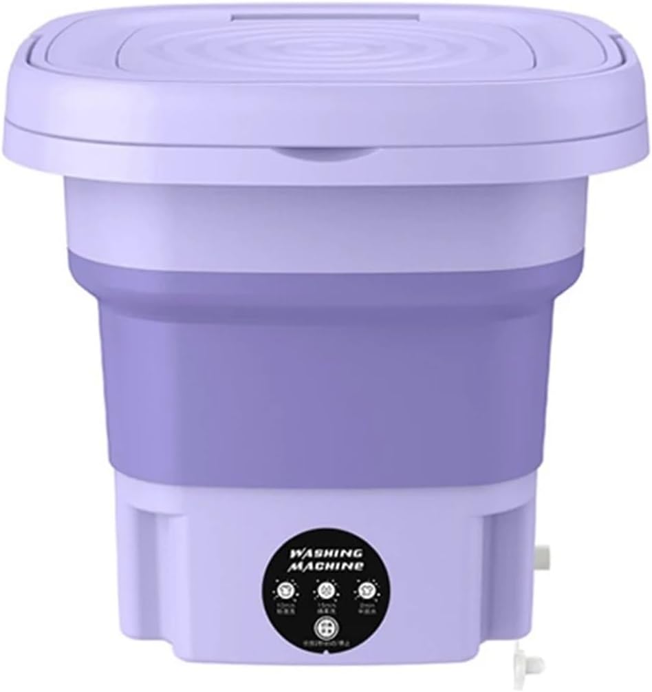 Compact Laundry. Portable Small Foldable Washing Machine with Spin Dryer For Socks Underwear Panties Washer Household Mini Washing Machine .Portable