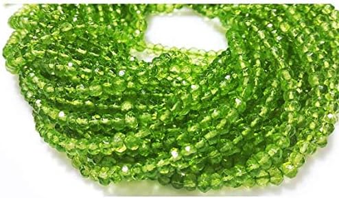 10 Strands, Wholesale Perit Rondelles, Micro Faceted Beads, Original Gemstone, Rondelle Beads, 4mm Beads, 14 Inches Code-HIGH-49888