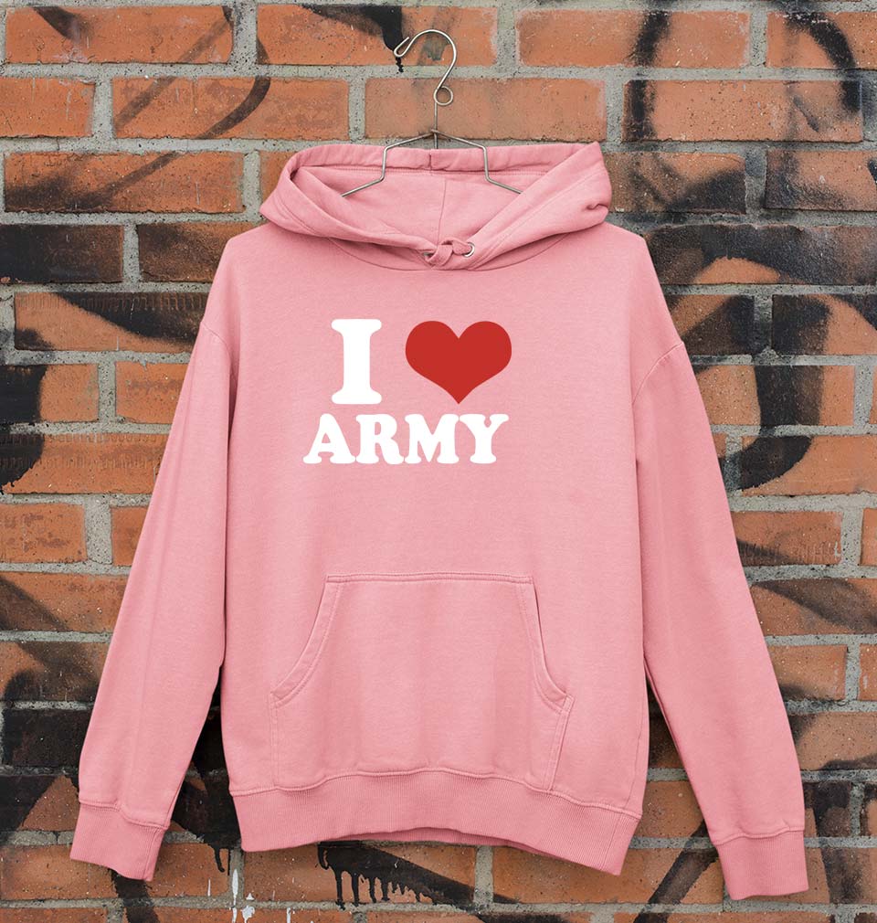 I Love Army Hoodie for Men/Women