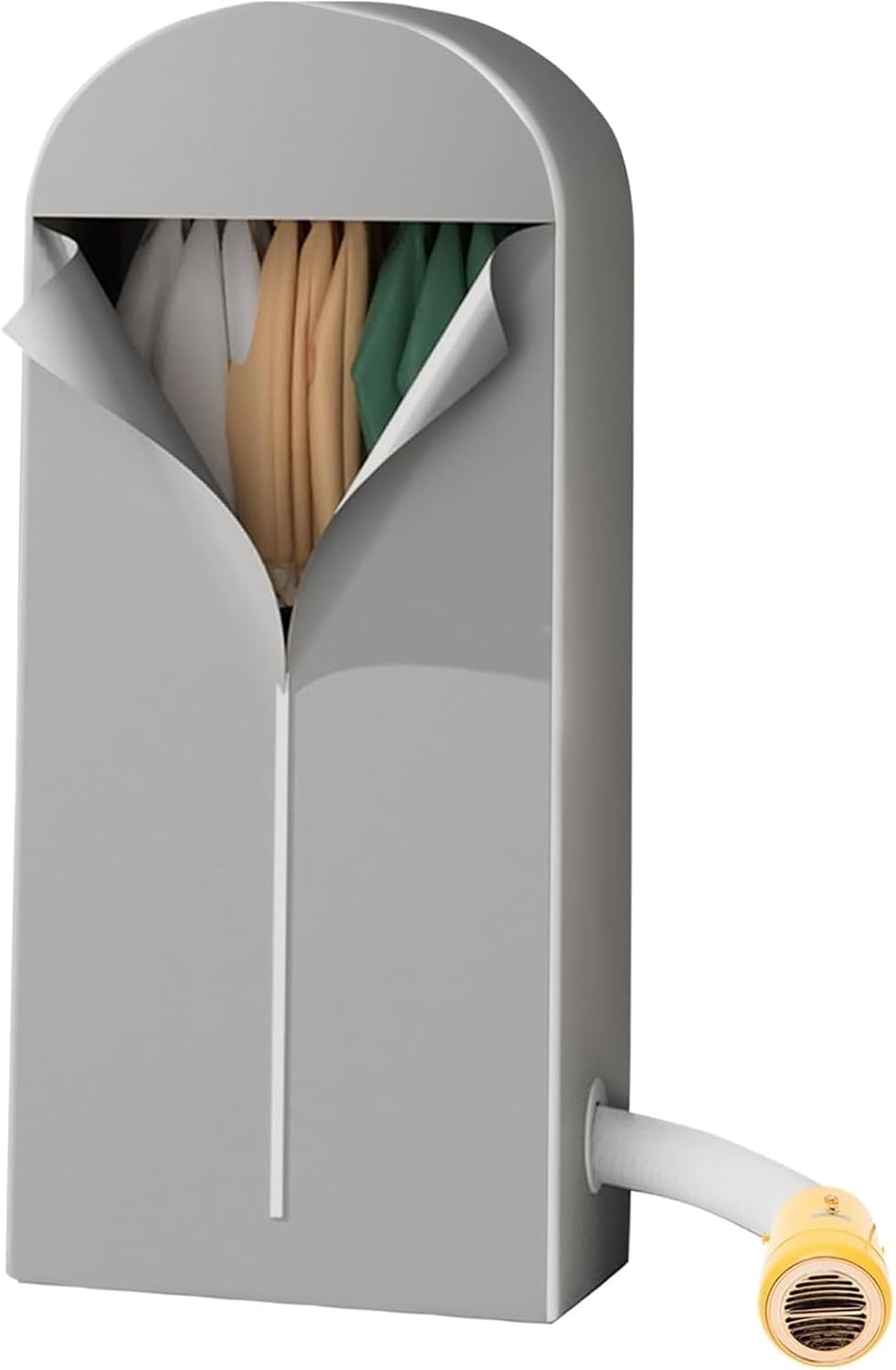 Portable Cloth Dryer, Multifunctional Small Dryer Machine, Fast-Drying Machine with Adjustable Timer, Travel-Friendly Mini Dryers for Apartments RV and Travel Outdoor(Yellow)